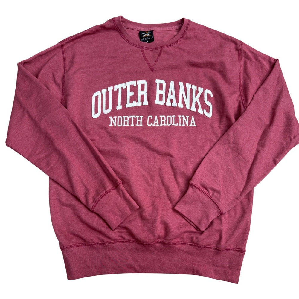 Prairie Mountain Outer Banks Sweatshirt Mens Medium Maroon Unisex